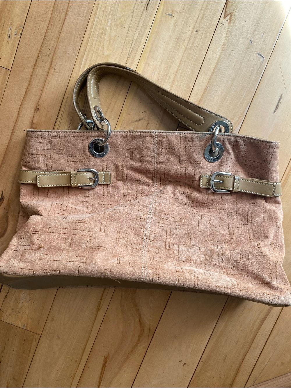 Tommy Hilfiger Women’s Beige Suede feel Bag
